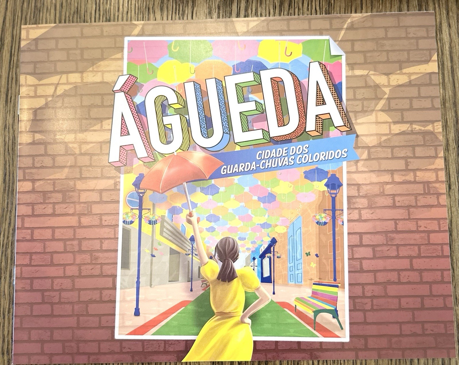 Águeda City of Umbrellas Board Game Unpunched ( Portuguese Version Included)