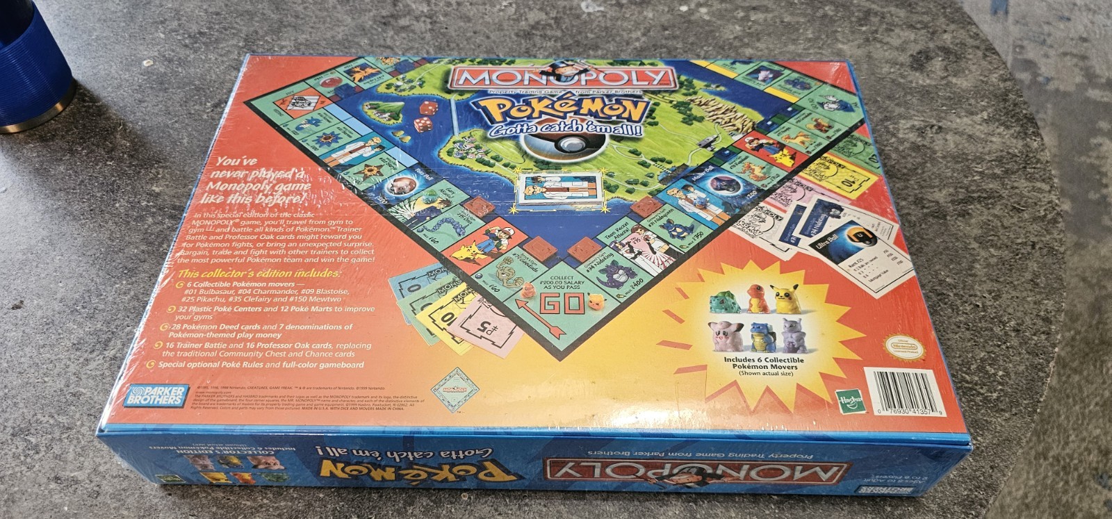Pokemon Monopoly Collector’s Edition Factory Sealed Parker Brothers 1999 Hasbro