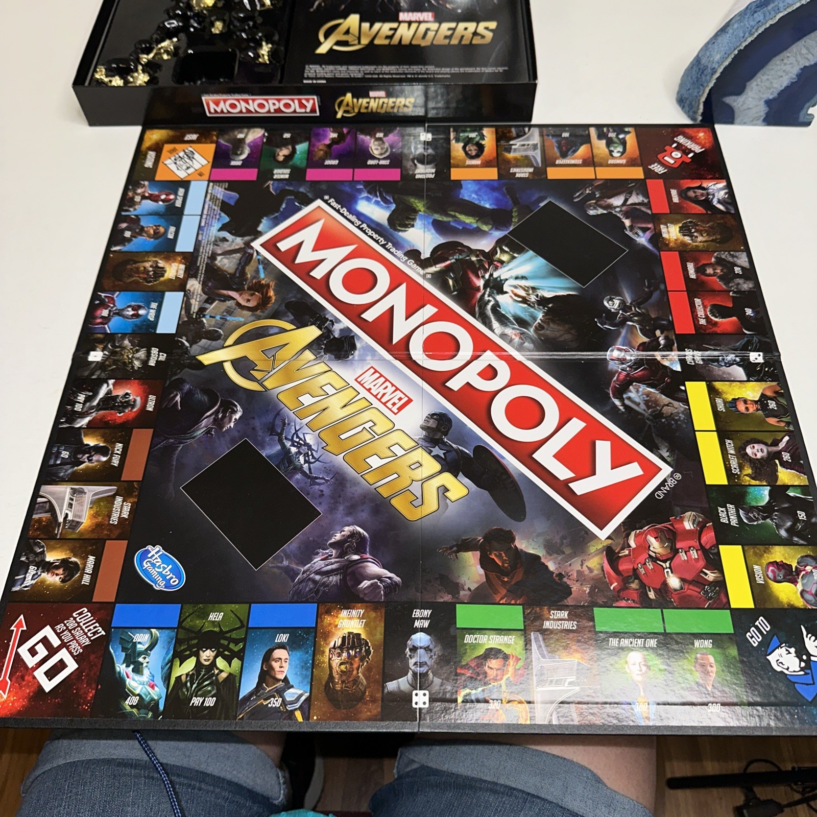 Monopoly Marvel Avengers Edition-Hasbro Gaming-New Open Box with Sealed contents