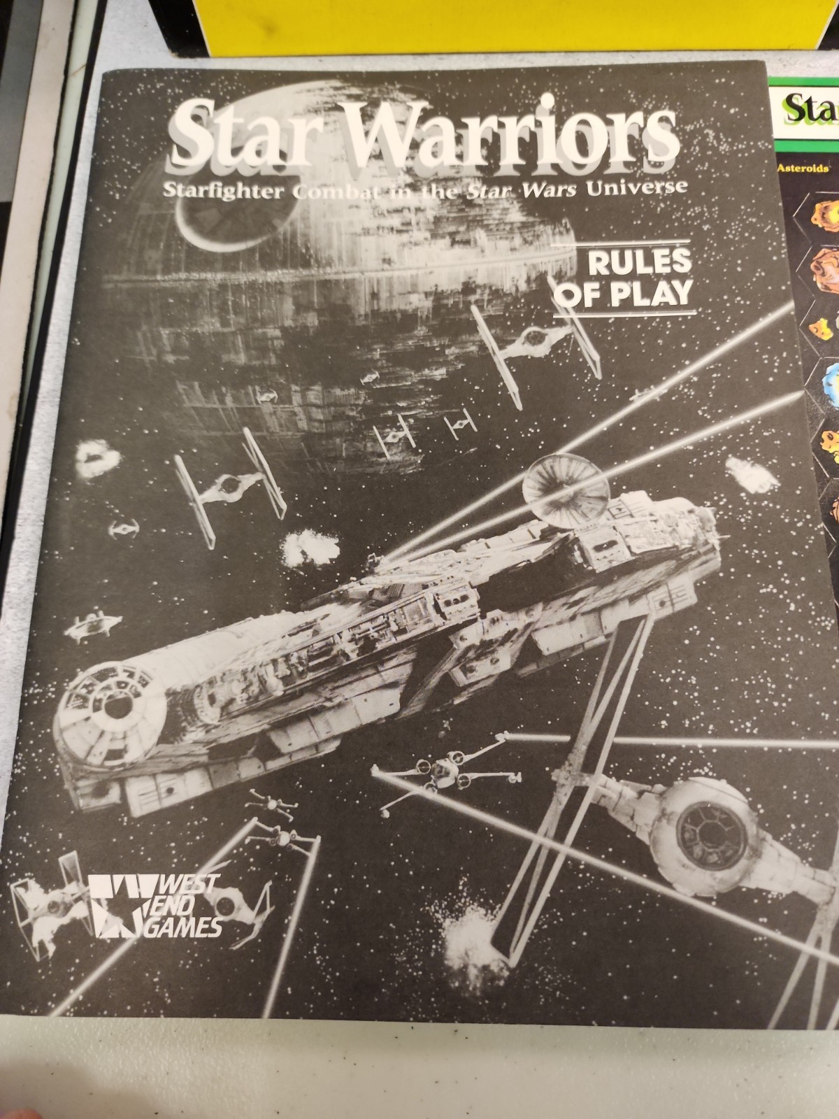 Vintage 1987 West End Games Star Wars Star Warriors Used Complete