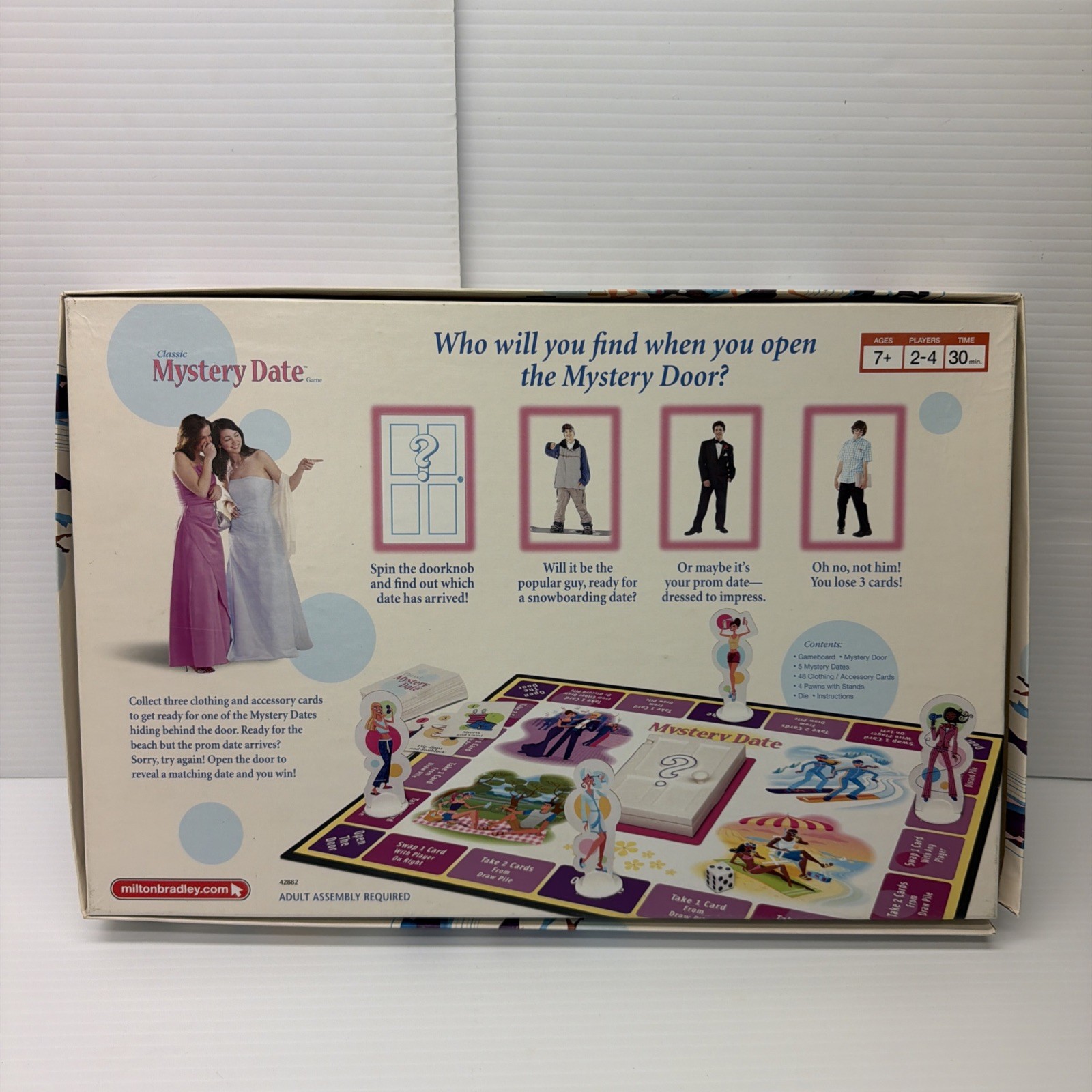 Classic Mystery Date Board Game by Milton Bradley 2005 Edition Complete