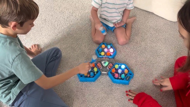 Interactive Whack-a-Mole Game for Kids 3-12, Educational Toy with Hammers, Sound