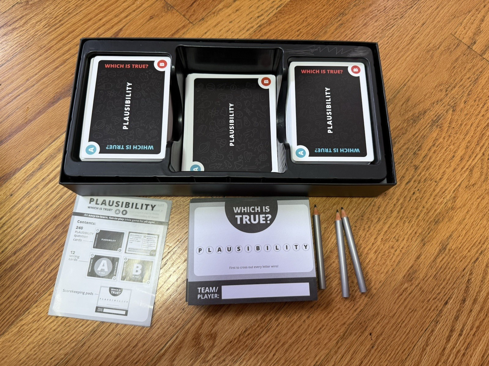LN Plausibility, A Trivia Game for Teens and Adults, Guess Which “Fact” is True?