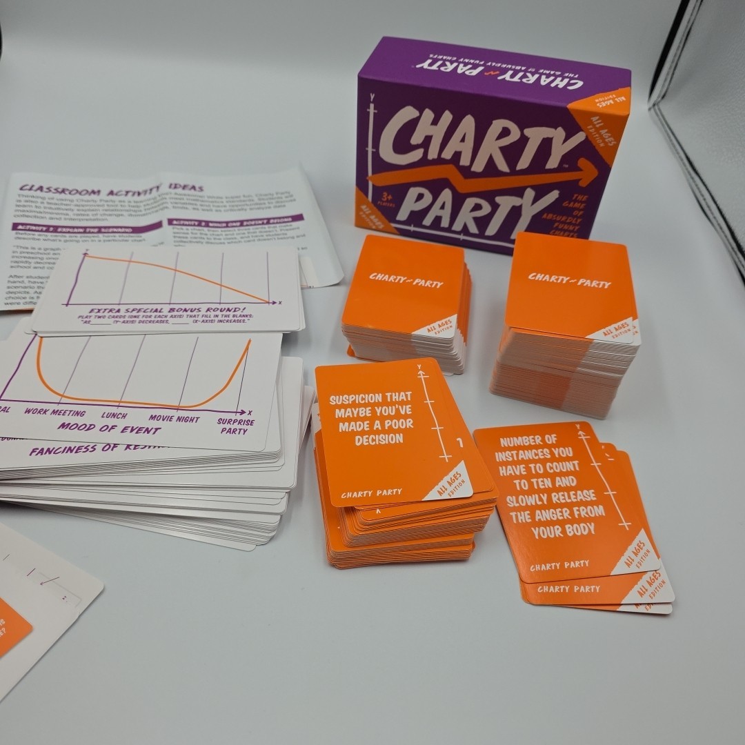 Charty Party! Hilarious Party Game ALL AGES Edition In EUC Complete