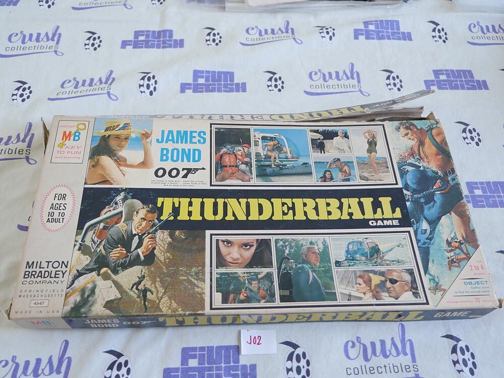 James Bond 007 Thunderball Board Game Milton Bradley (1965) [J05]