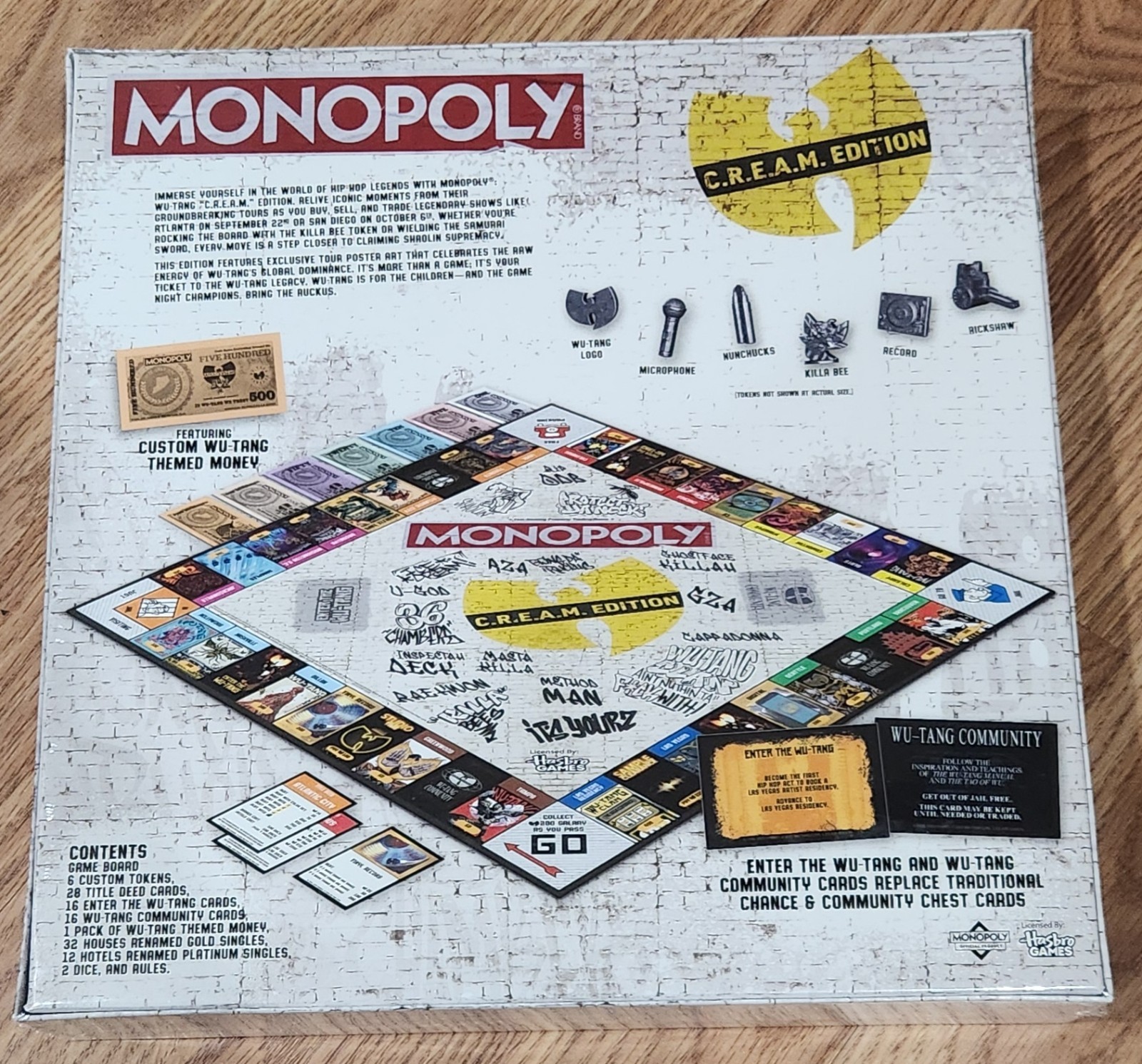 Wu Tang Official Monopoly Board Game Limited Edition SAME DAY SHIPPING