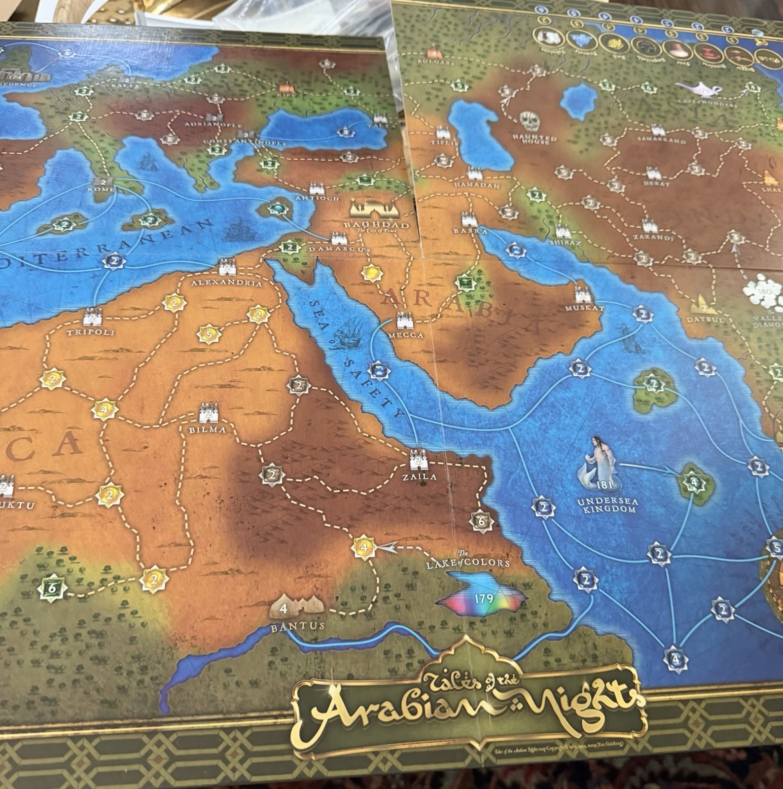 Zman Games Tales of the Arabian Nights Storytelling BoardGame Complete