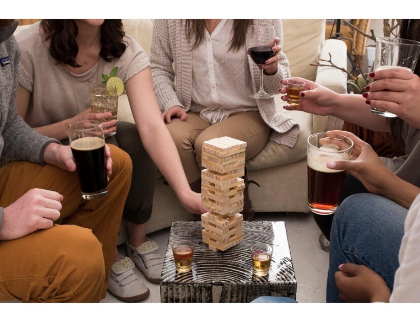 True Stack: Group Drinking Game “GAME ON” Fun Adult Drinking Game for parties!!