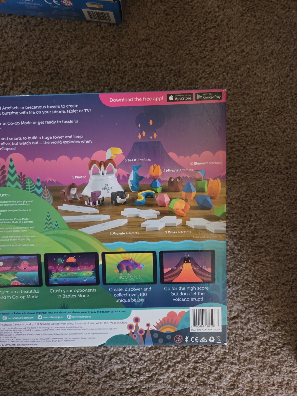 Beasts of Balance Board Game Stacking Animals by Sensible Object App Game Digita
