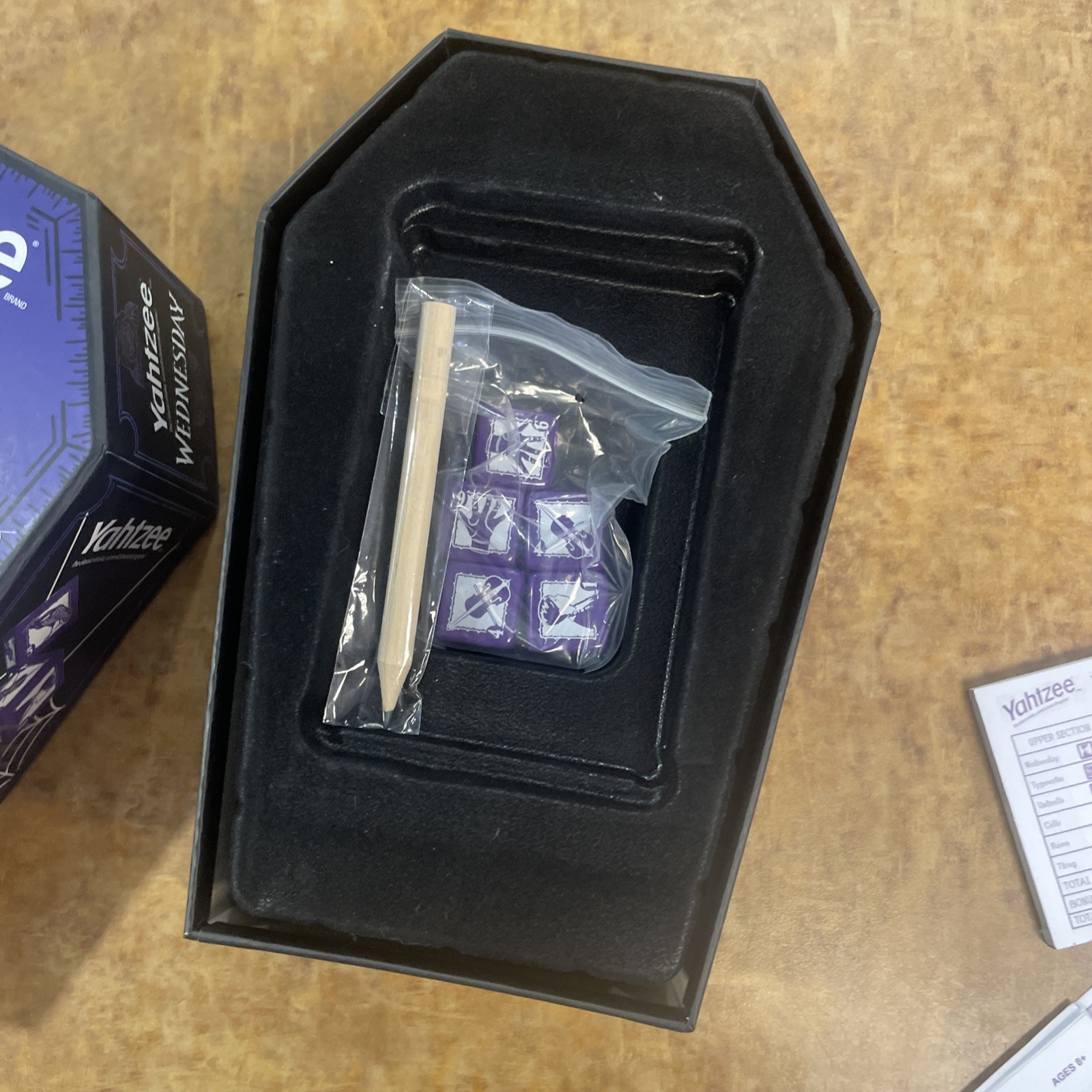 Yahtzee: Wednesday – Addams Family – Dice Game