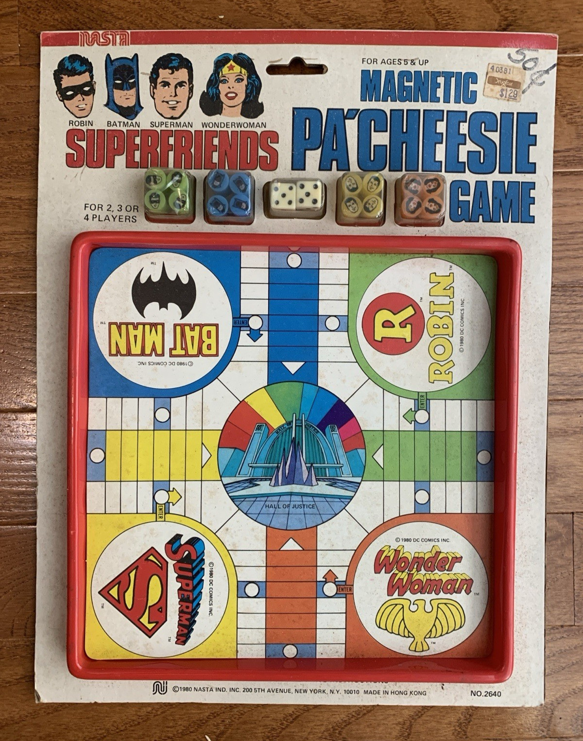 SUPERFRIENDS Magnetic Target Pa’Cheesie DC Comics Superman Batman Wonder Woman