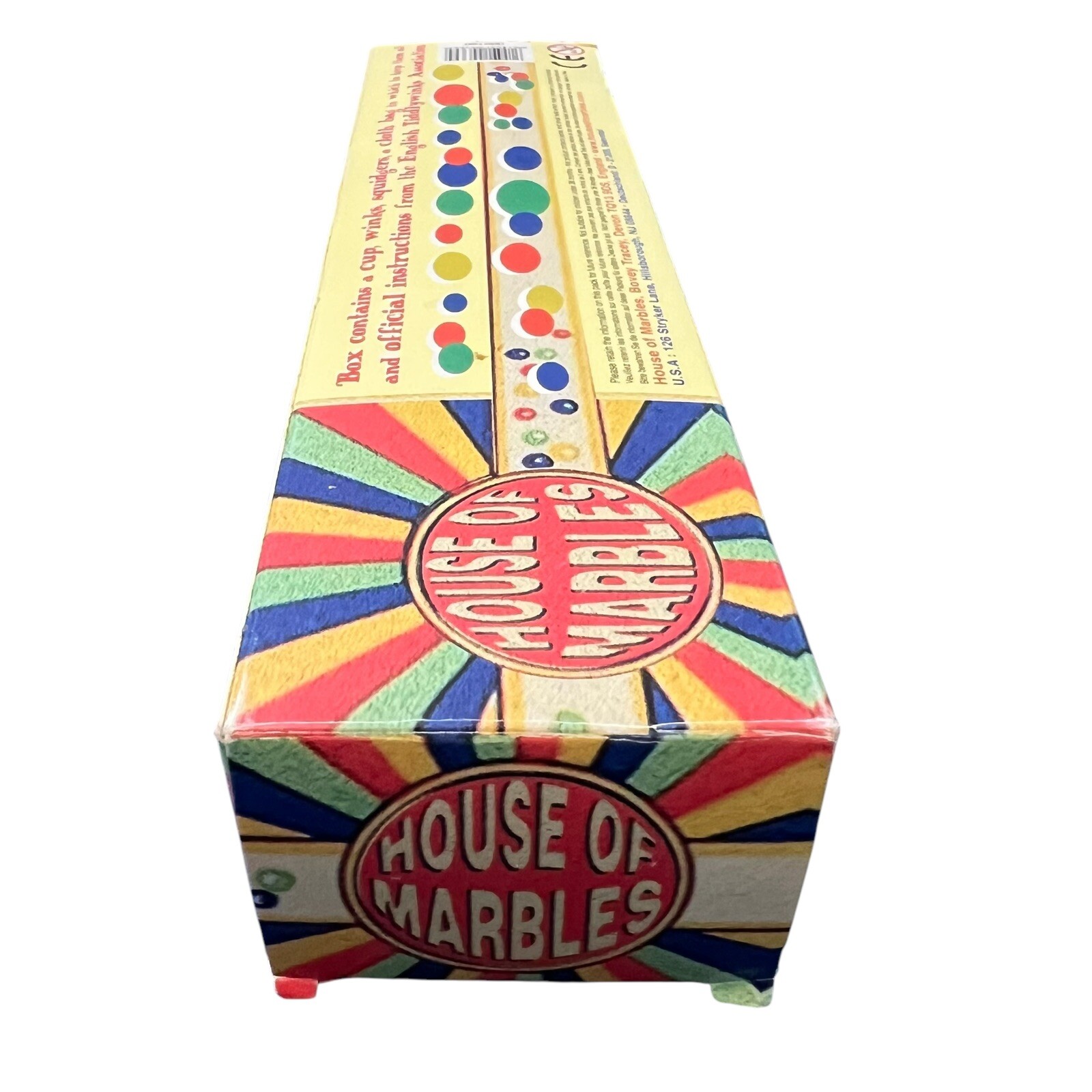 HOUSE OF MARBLES TIDDLYWINKS – CLASSIC RETRO GAME FOR THE FAMILY- Complete EUC