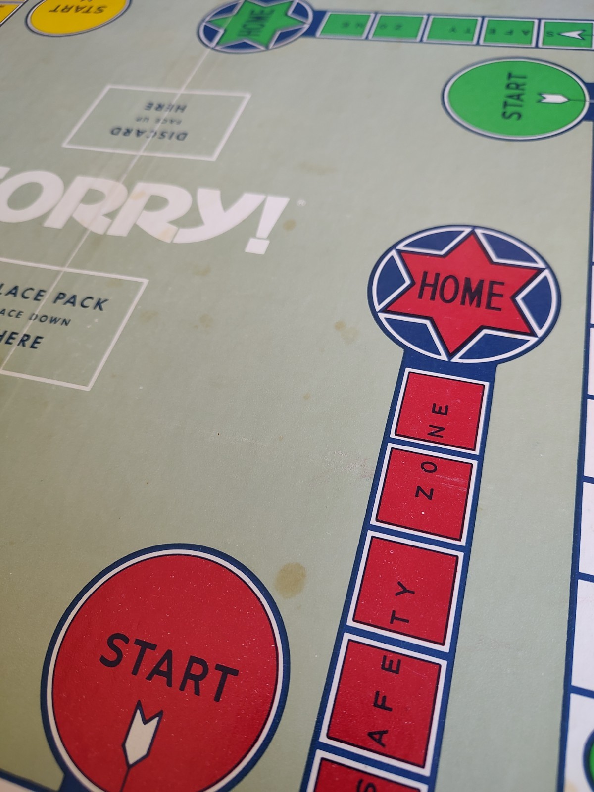 Vintage Sorry! Board Game Complete Classic Parker Brothers Hasbro 1972 Edition