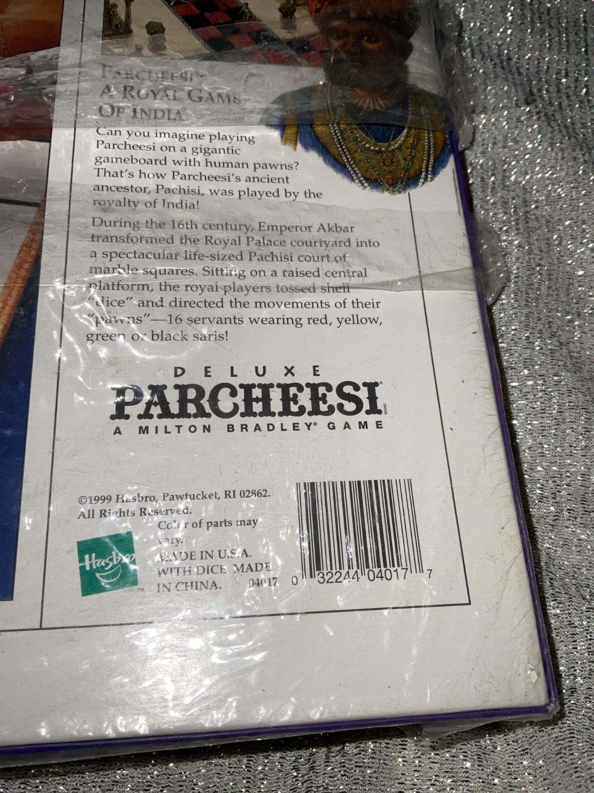 Deluxe PARCHEESI by Milton Bradley 1999 Edition Royal India Game Vintage NEW MB