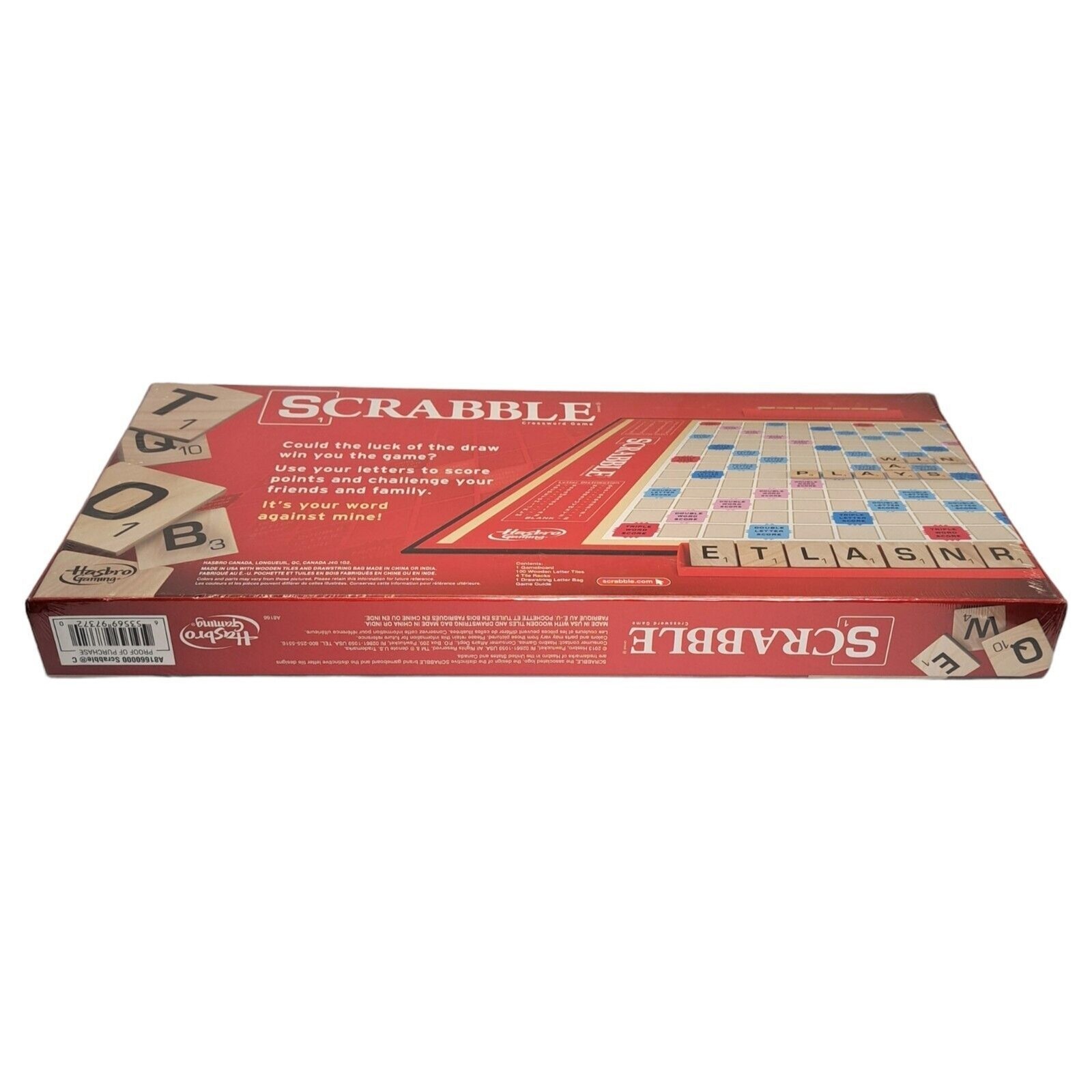 Scrabble Every Letter Counts Board Game Spelling Family Fun Night Hasbro 2013