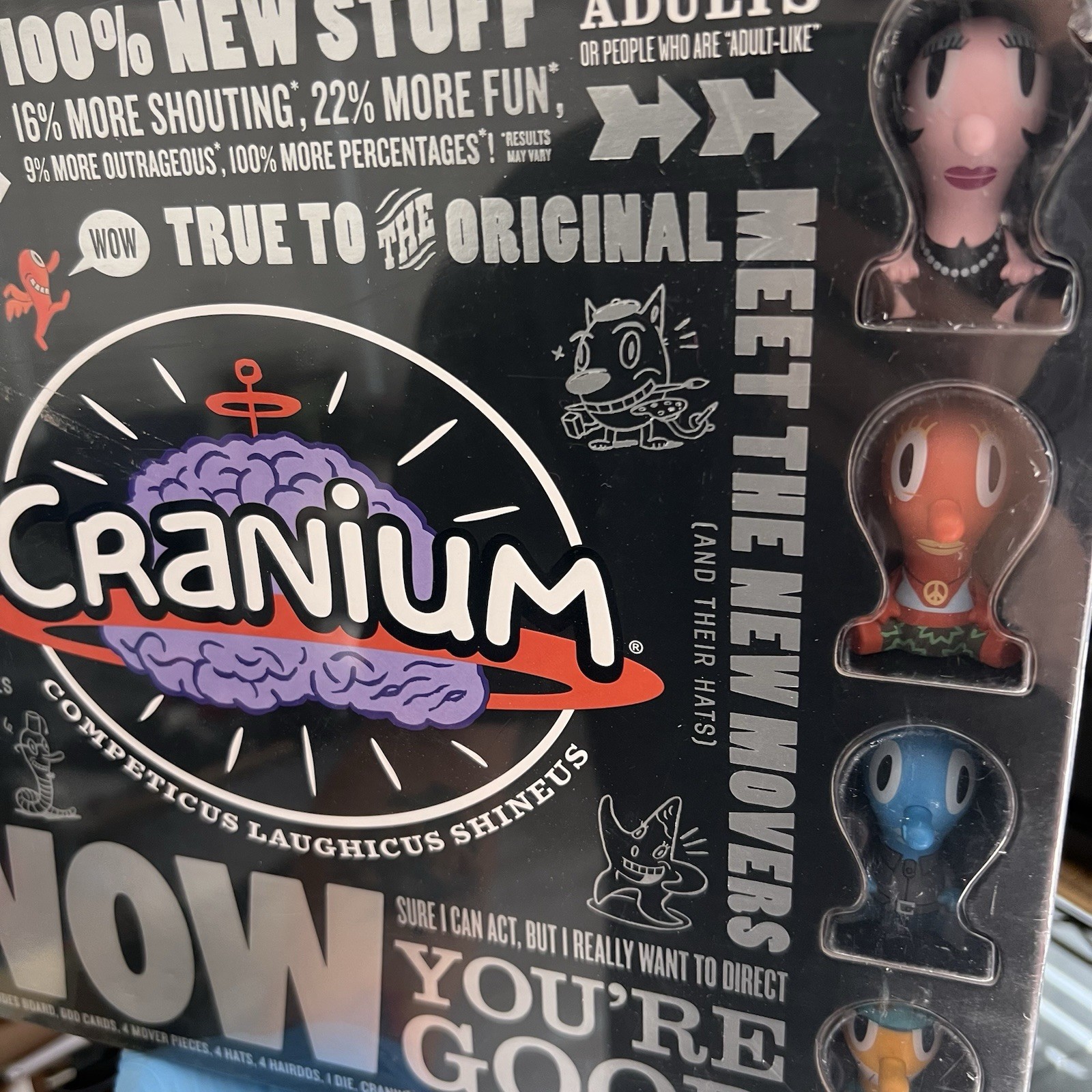 Cranium WOW Board Game 2007 | 600 Cards | Outrageously Fun | New & Sealed