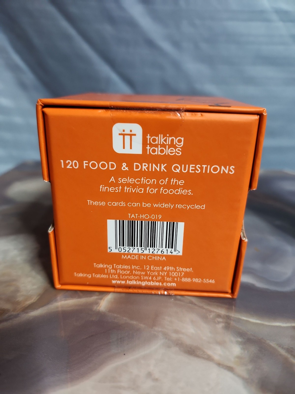 Talking Tables After Dinner Food & Drink Trivia 120 Qs Game Lot