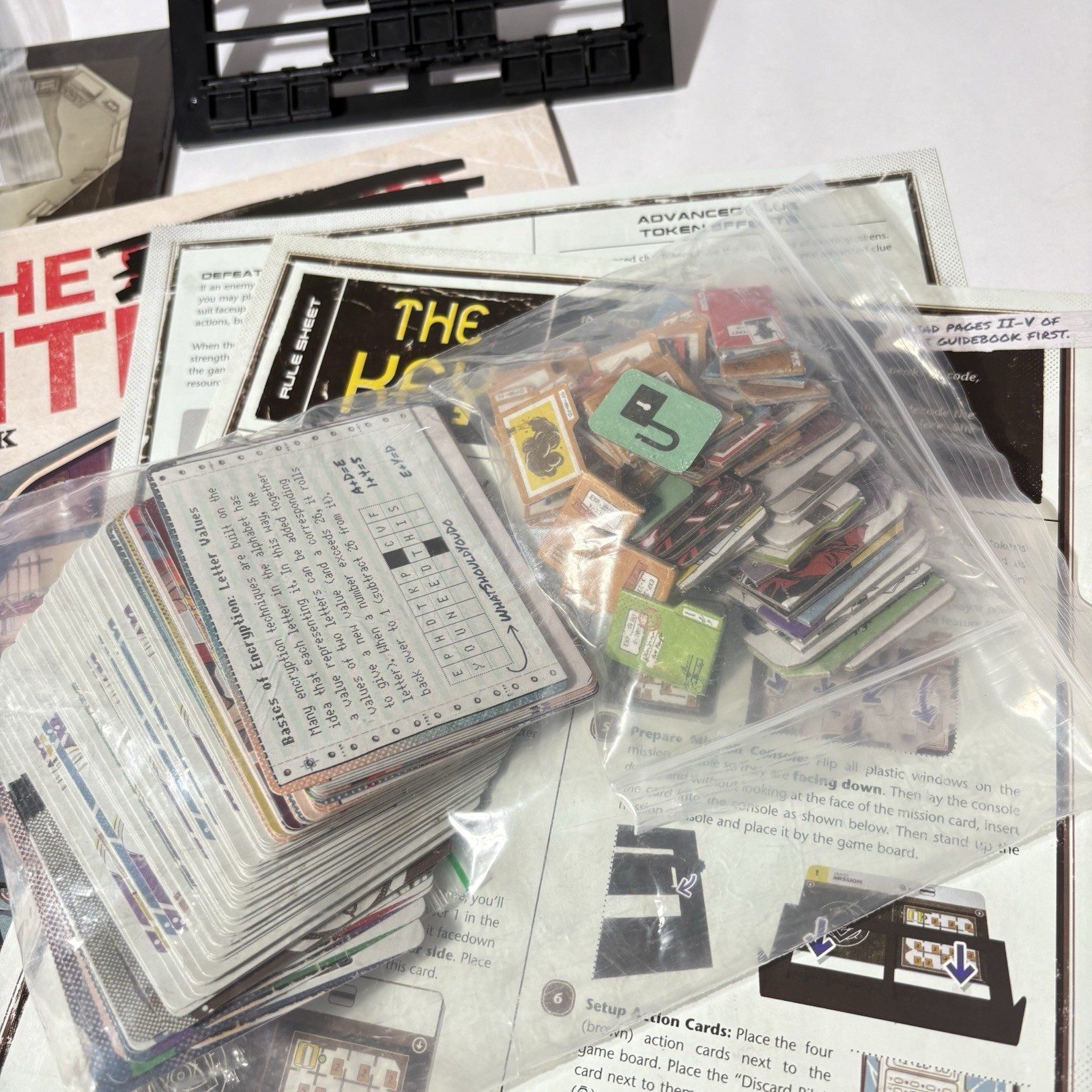 The Initiative Cooperative Game COMPLETE Asmodee Strategy Codebreaking