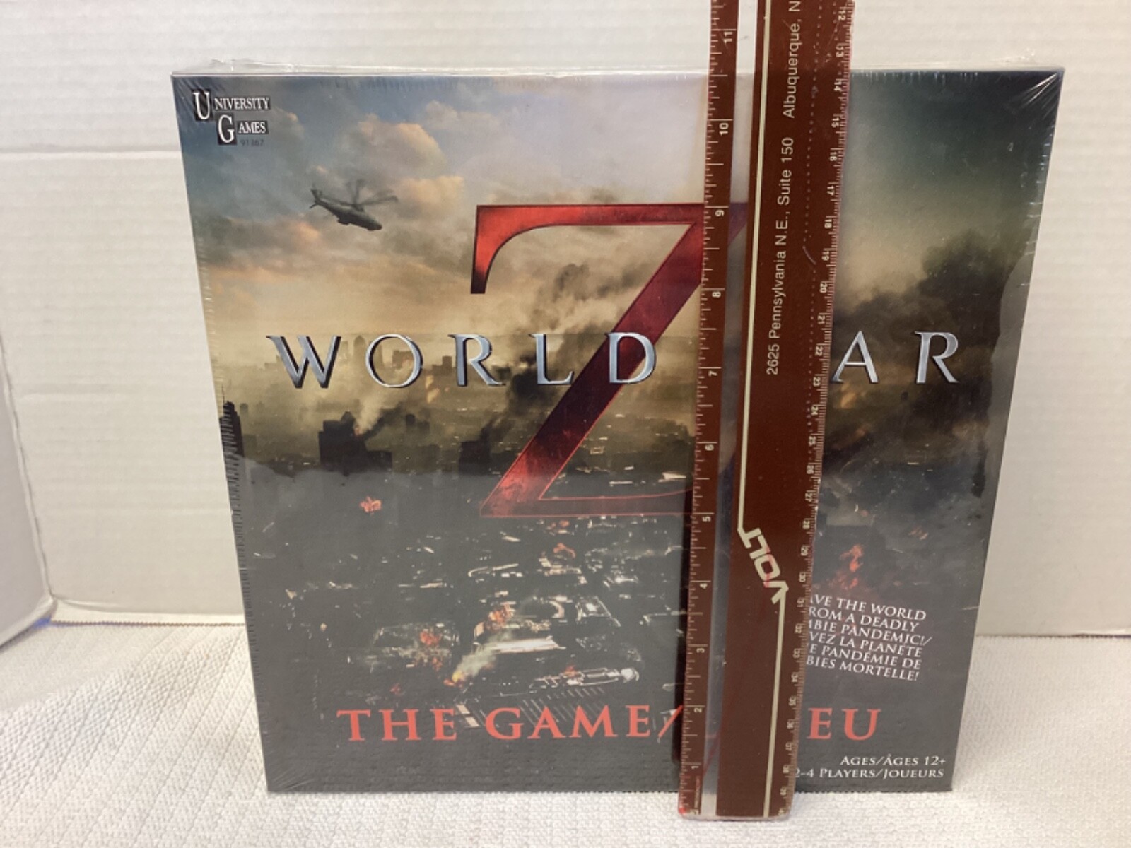 NEBW SEALED World War Z Board Game University Games 2-4 Players Ages 12 Up