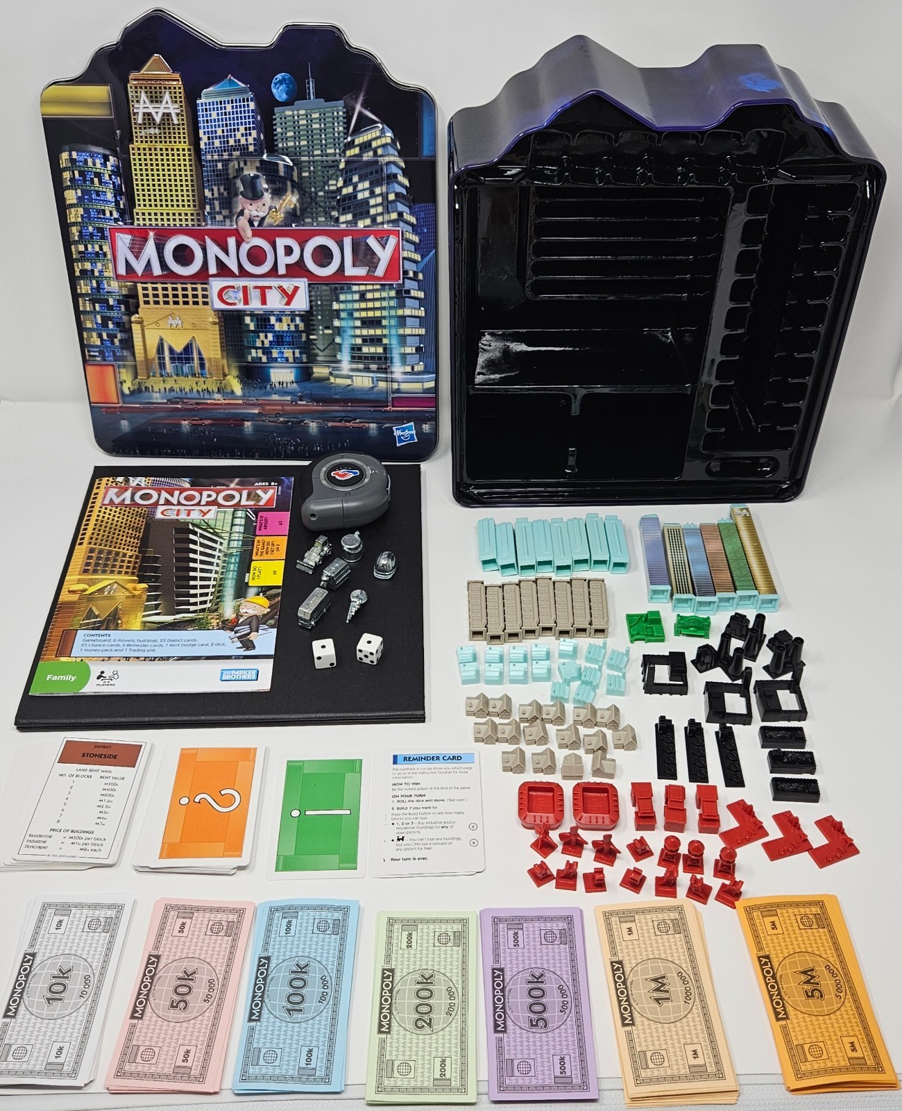 Monopoly City Metal Tin Box Edition Board Game (AS-IS)
