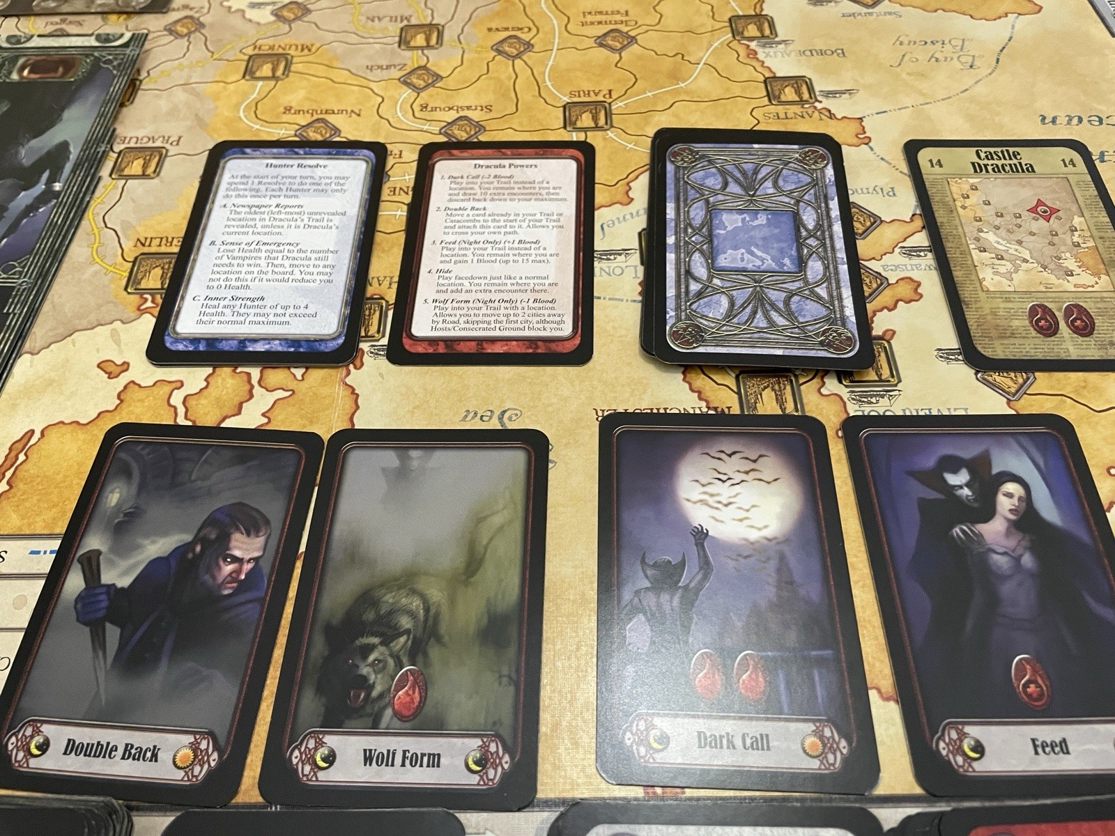 FURY OF DRACULA GOTHIC HORROR BOARD GAME 2ND EDITION FANTASY FLIGHT AS IS READ