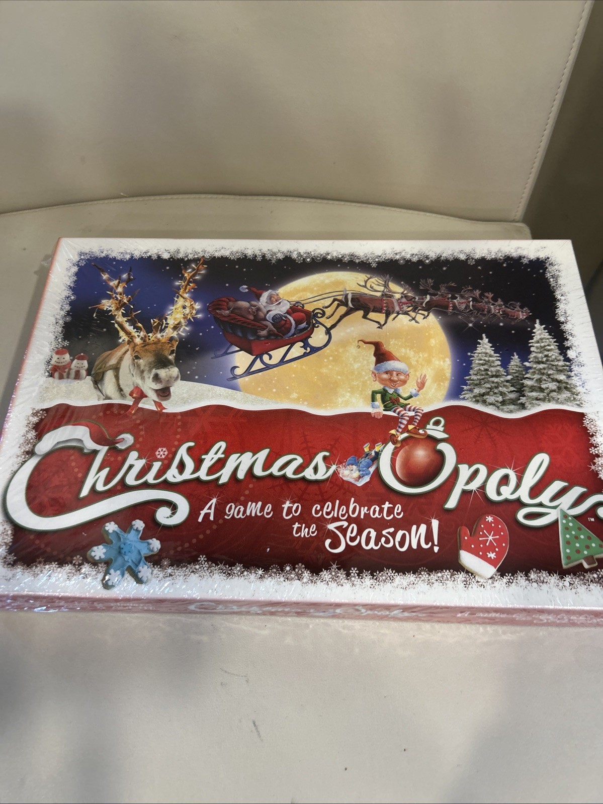 Christmas Opoly Board Game Merry To Celebrate The Season Late For The Sky Sealed