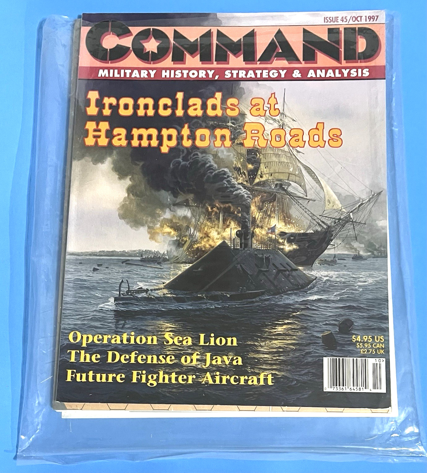 Command Magazine 45 (2 games: Operation Sea Lion & Yarmuk). XTR 1997. UNPUNCHED