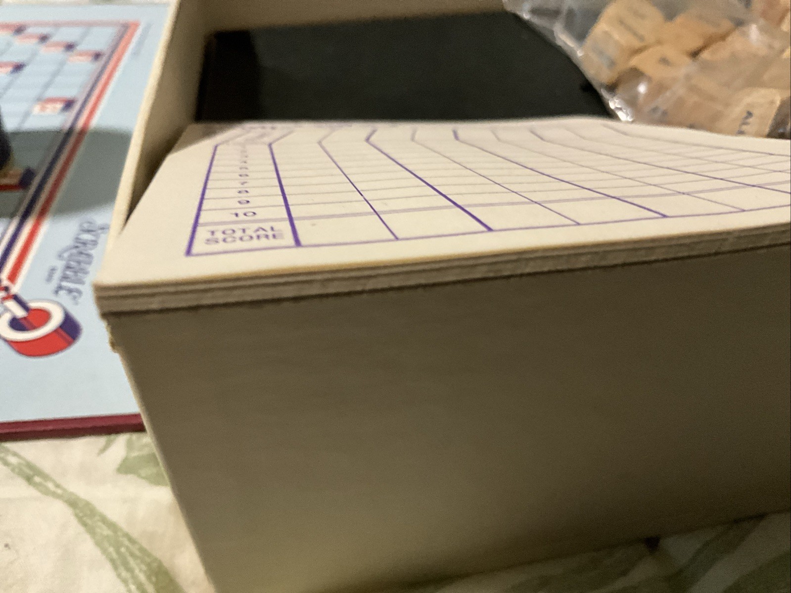Vtg 1981 Quip Qubes Cross Sentence Dice cube Game Selchow & Righter Complete