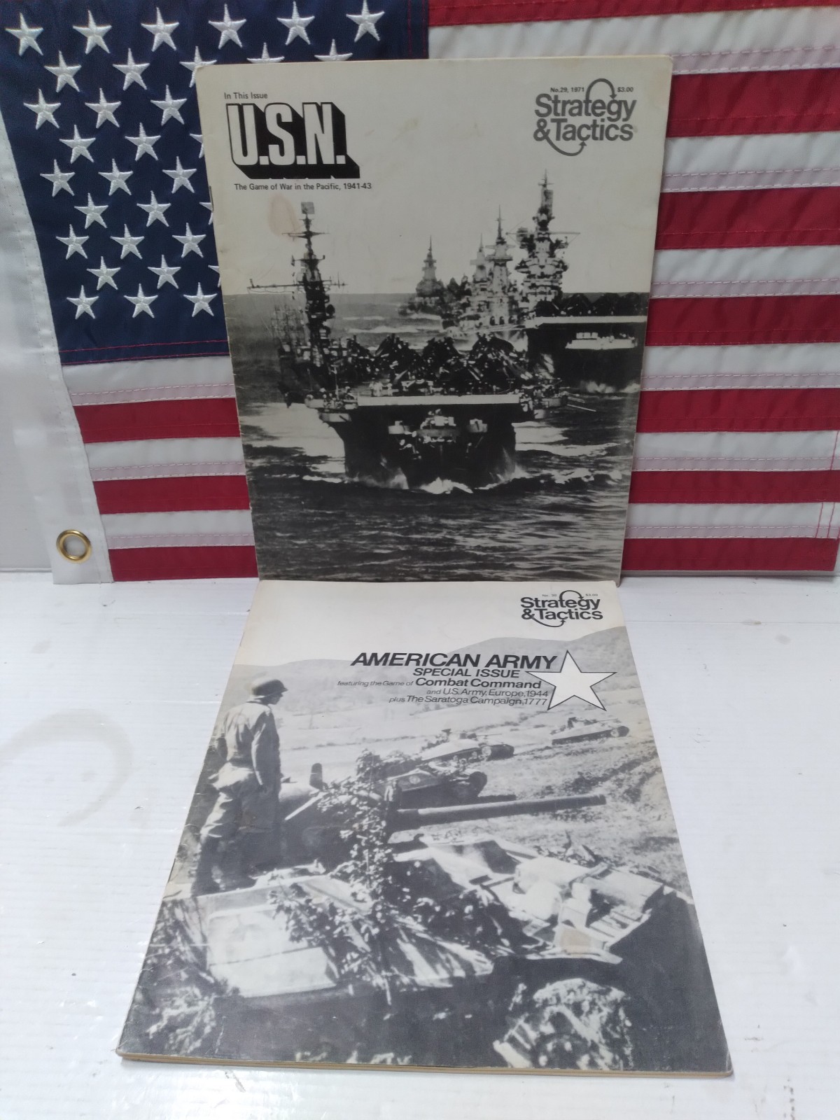 LOT of 2 Strategy & Tactics Game of Conflict Simulation 1971 Nr. 29 & 30 SPI