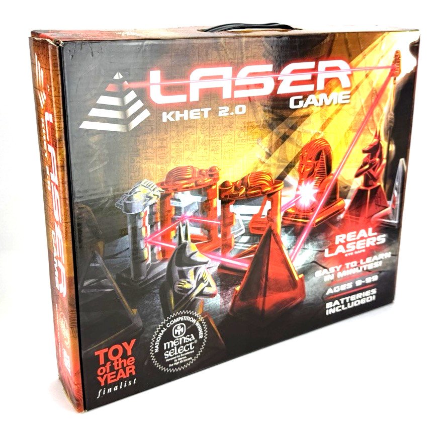 Laser Khet 2.0 Game Strategy 2010 Innovention Toys TESTED 100% Complete