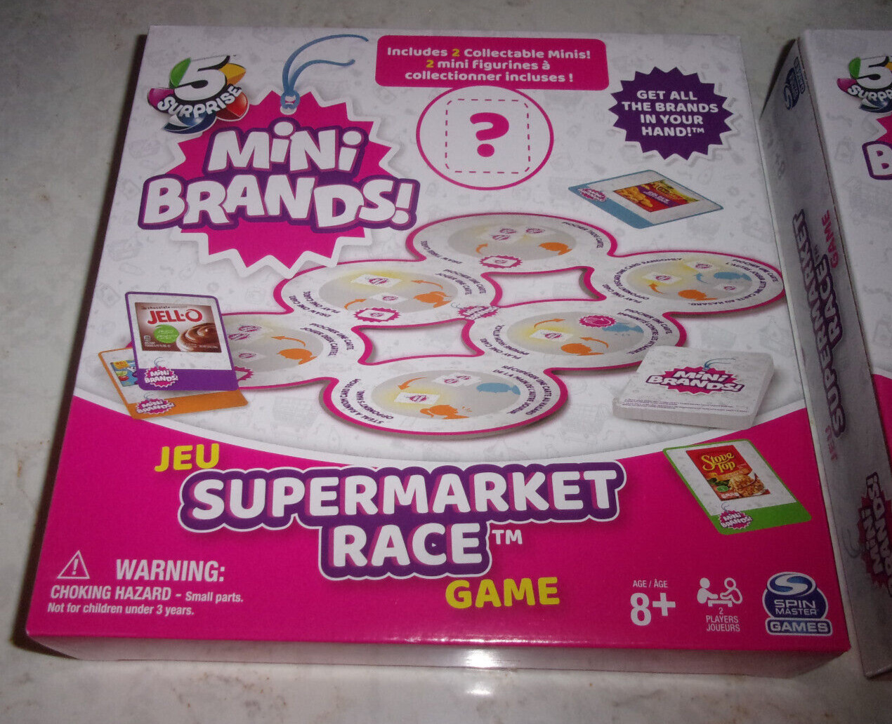 NEW IN BOX, ZURU MINI BRANDS SUPERMARKET RACE GAME AGES 8+