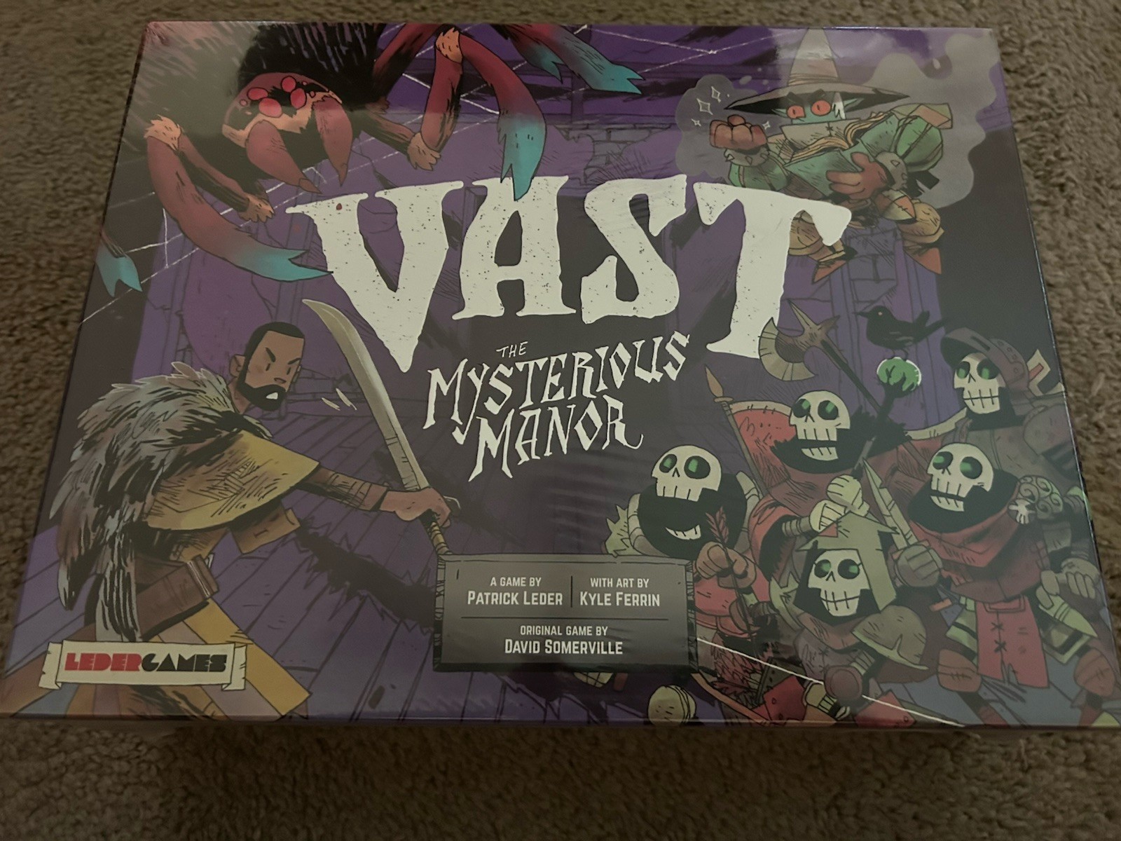Leder Games Vast: The Mysterious Manor Board Game 1+ Players Age 10+ 2019