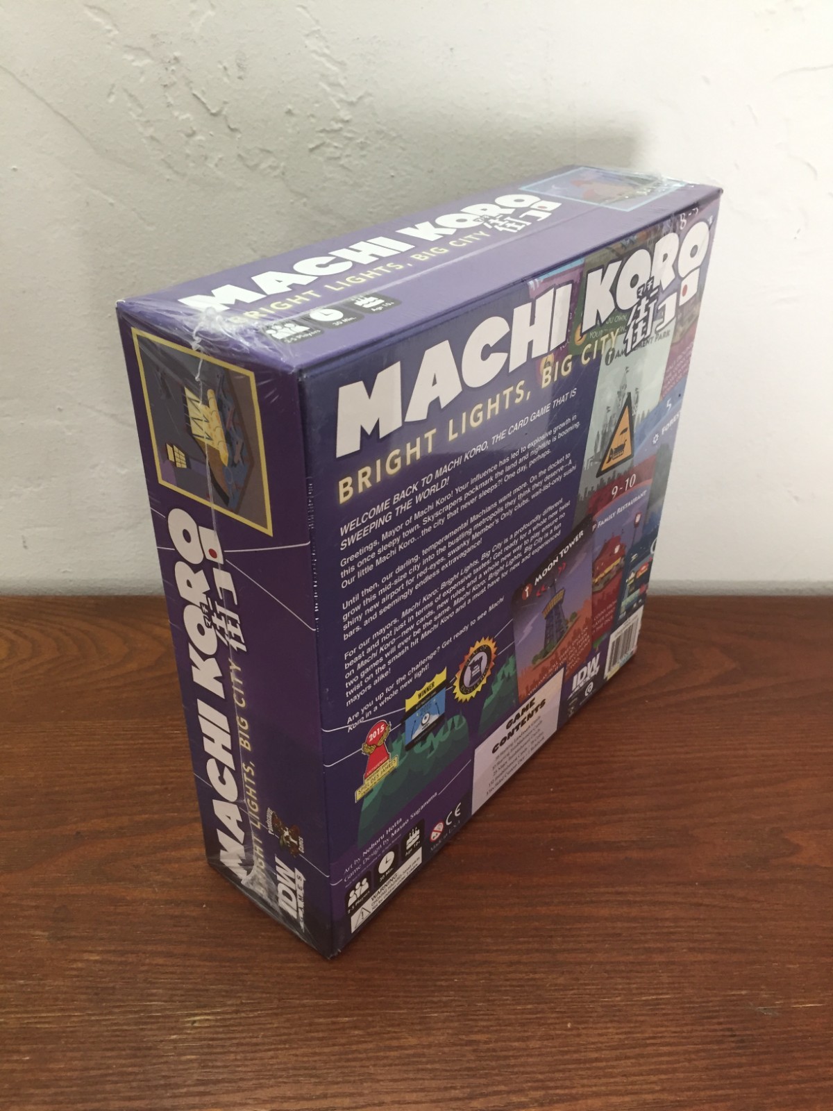 Machi Koro Bright Lights Big City Card Game by IDW Games Target Exclusive – New
