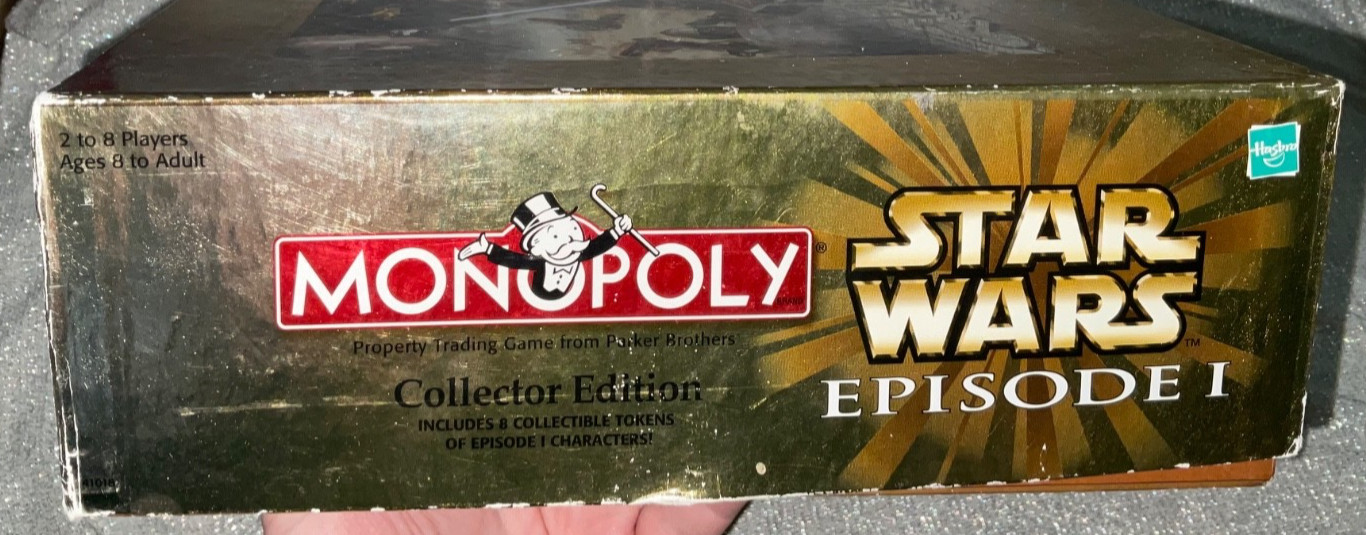 Monopoly Star Wars Episode 1 Collectors Edition Board Game 100% Complete See Pic
