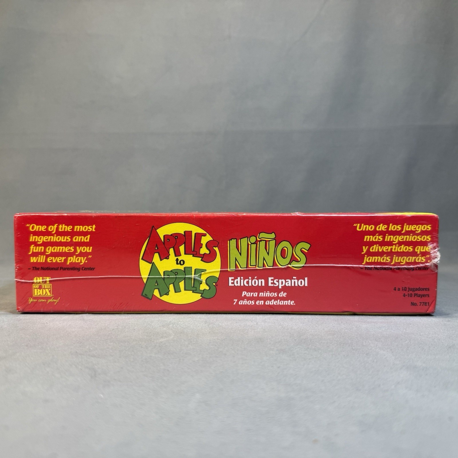 New Factory Sealed – Apple to Apples Niños 2007 Edición Español – Scarce Version