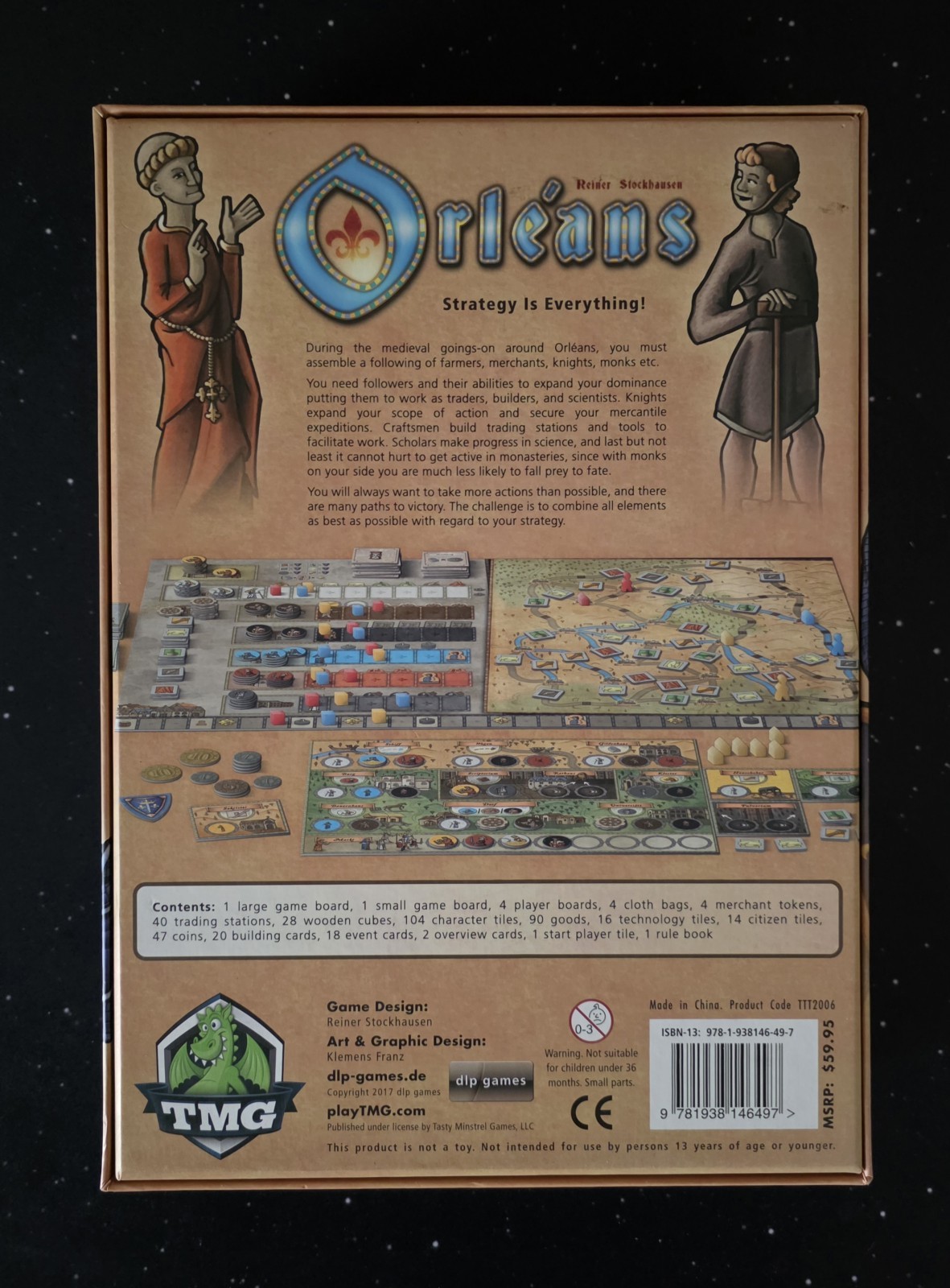 Orleans Board Game TMG Reiner Stockhausen DLP games