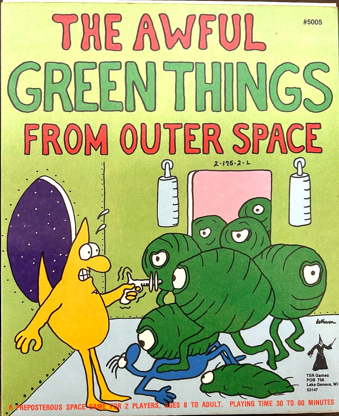 TSR 5005 – The Awful Green Things from Outer Space FIRST EDITION Board Game
