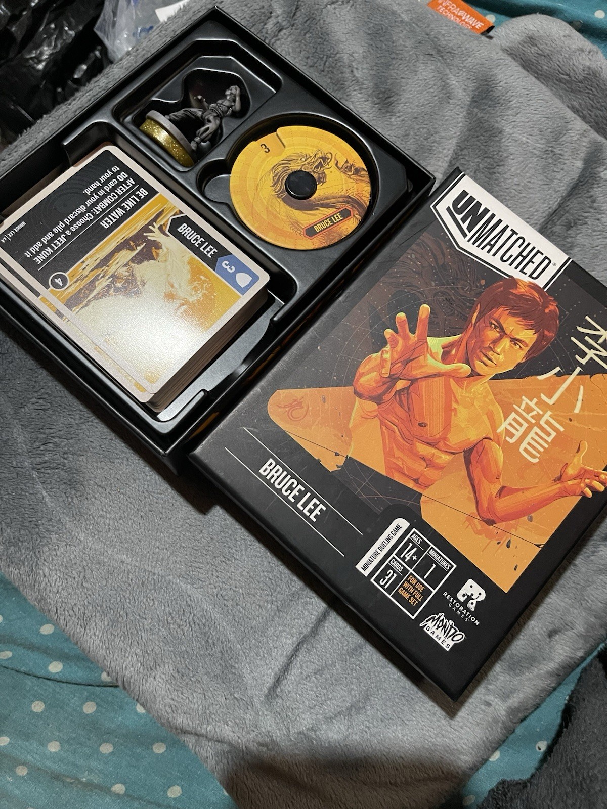 RESTORATION GAMES Unmatched BRUCE LEE Expansion Complete