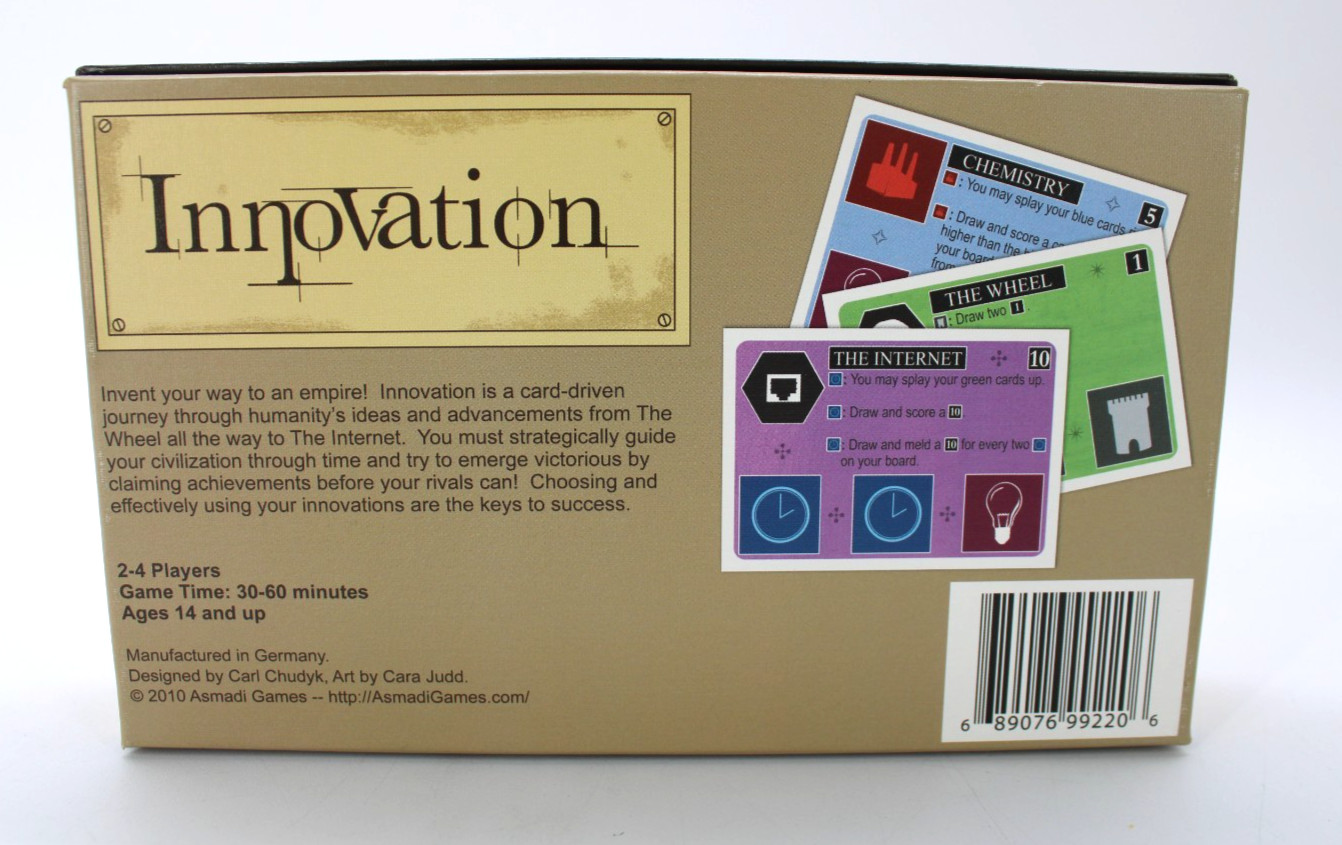 Innovation Complete Card Game 2010 Asmadi Games