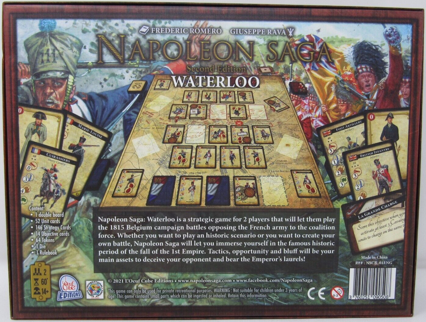 Napoleon Saga Waterloo Second Edition Board Game