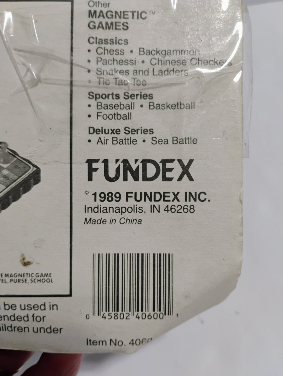 NEW Vintage 1989 Fundex Mini Magnets Snakes & Ladders Miniature Board Game