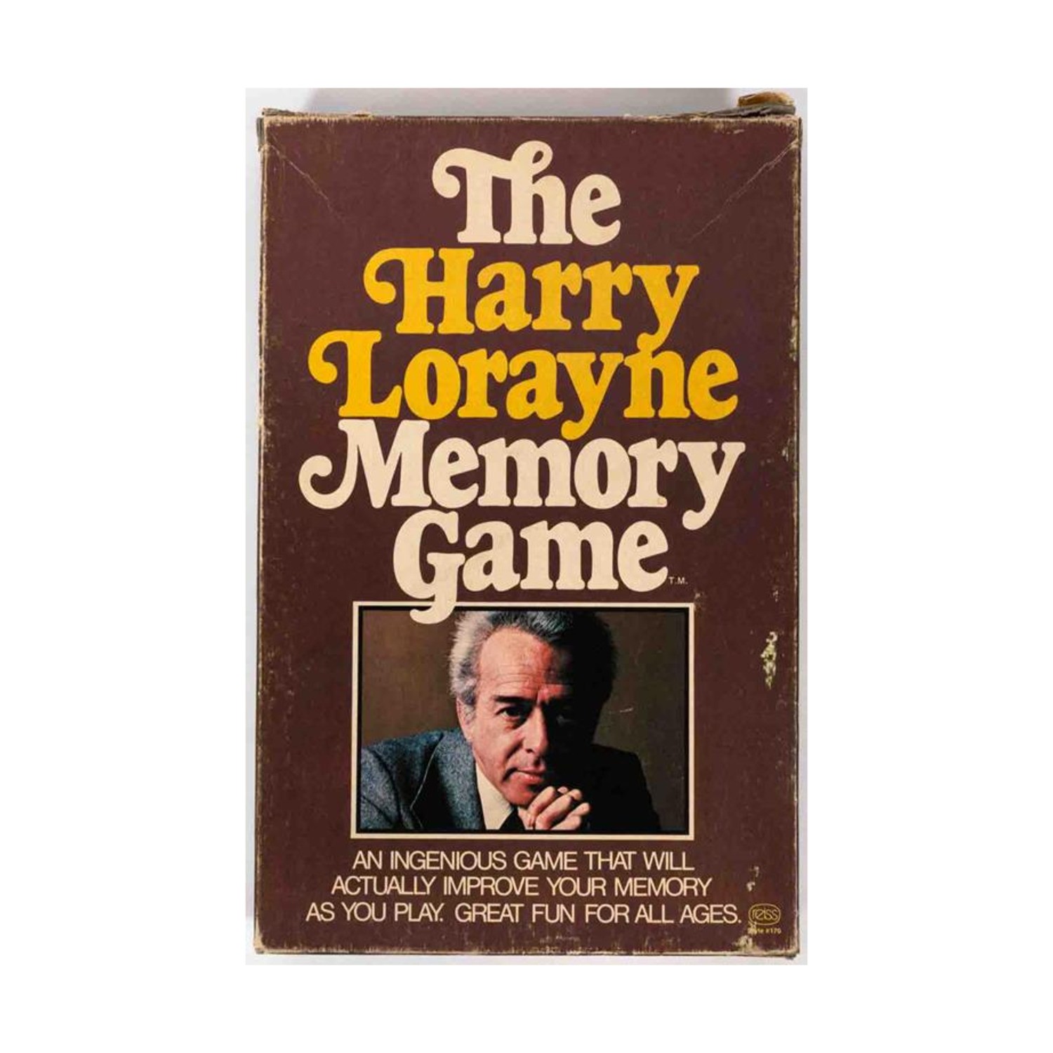Reiss Boardgame Harry Lorayne Memory Game Box Fair/EX