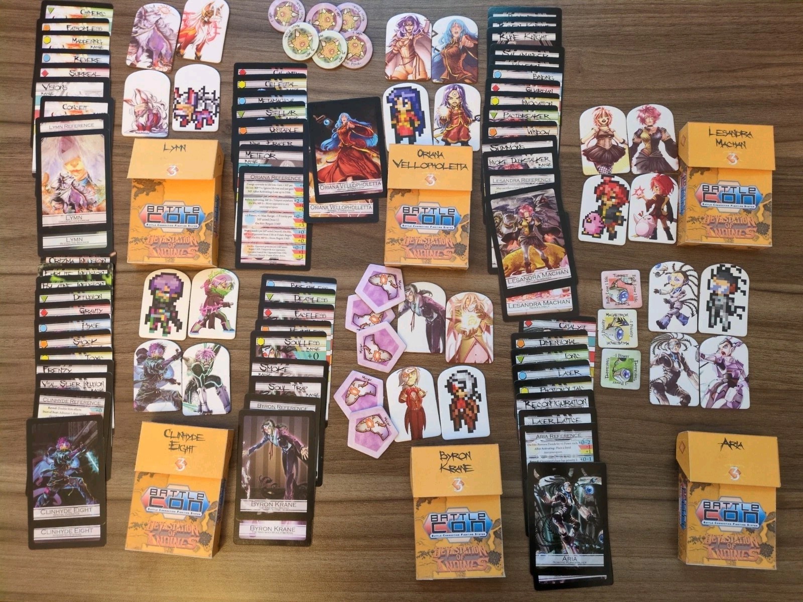 Battlecon Devastation Of Indines Board Game With Extras And Custom Insert/Boxes