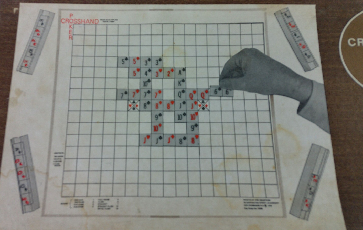 Crosshand Poker Vintage Boardgame 1978 FCB Industries Western Australia #316837