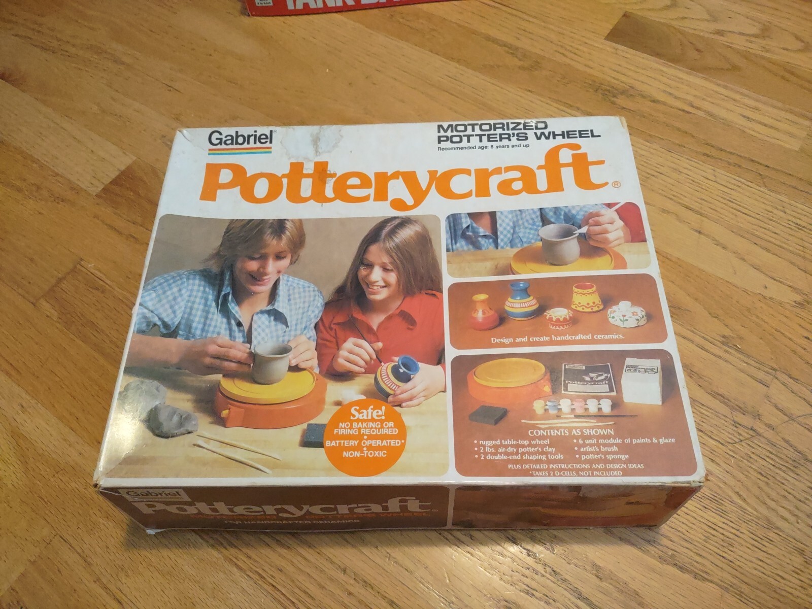 Vintage 1970s Toltoys motorized Pottors Wheel for 8 years and up