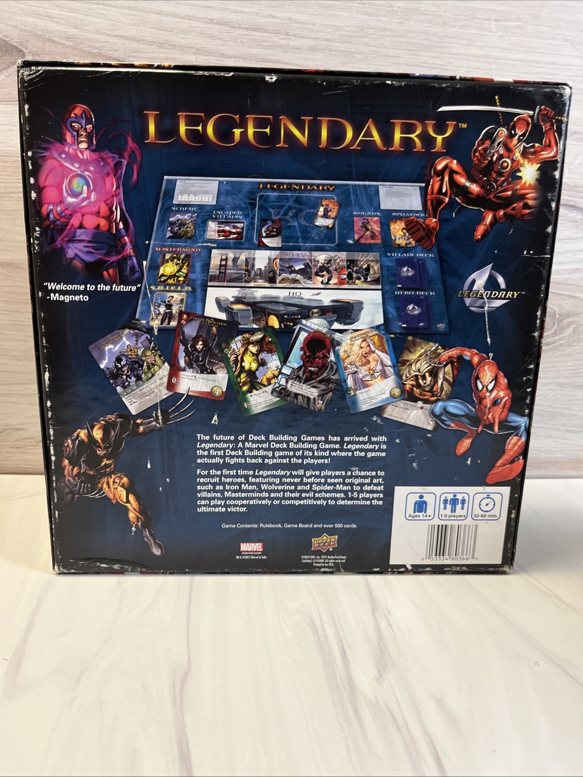 Marvel Legendary 2012 Deck Building Card Game From Upper Deck
