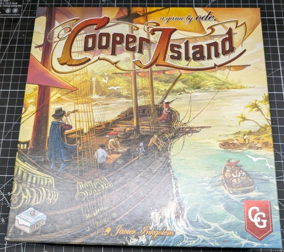 Cooper Island Strategy Board Game 2019 Capstone Games Andreas Odendahl