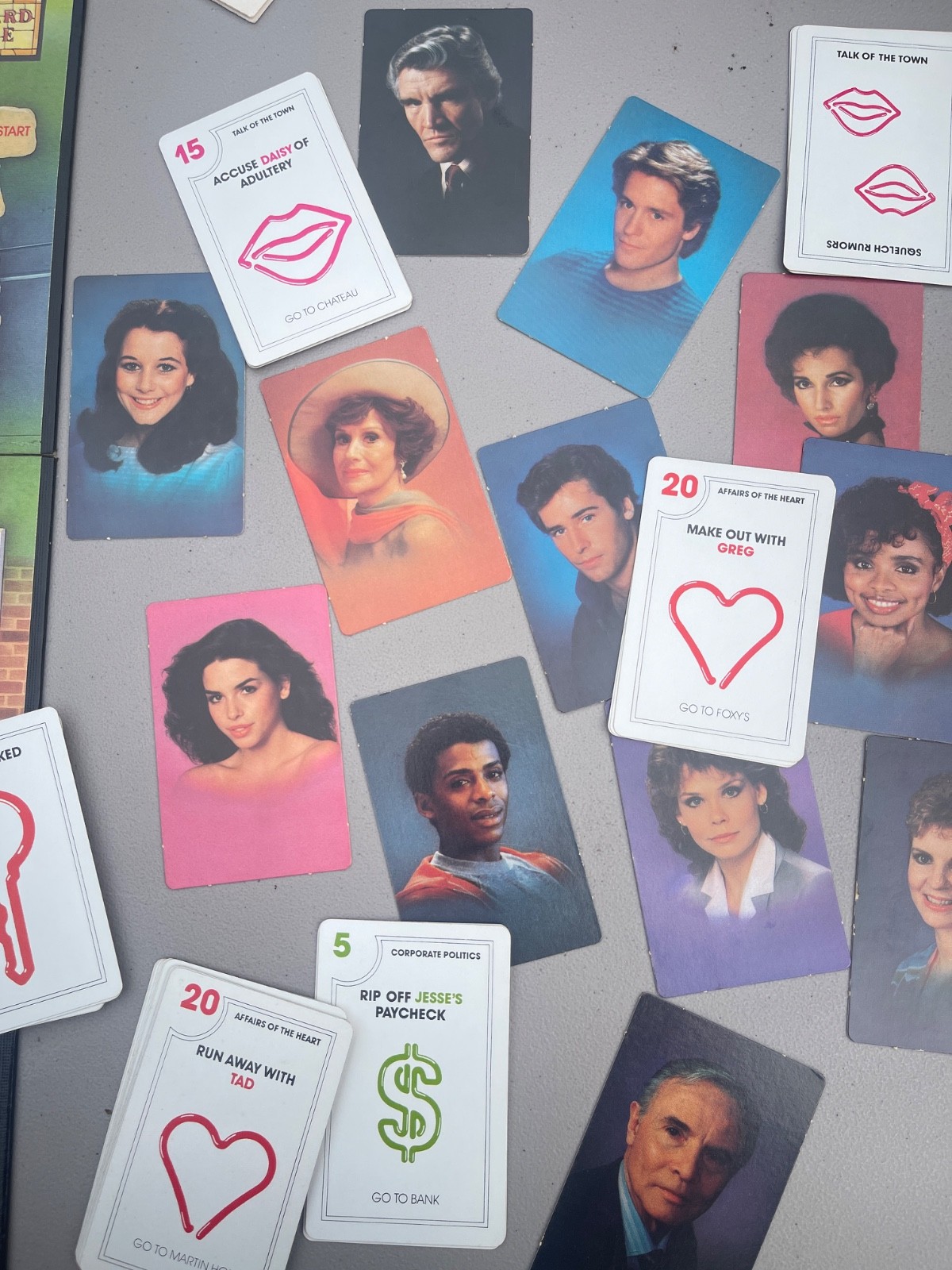 ‘All My Children” television soap opera Board Game , 1980’s vintage game