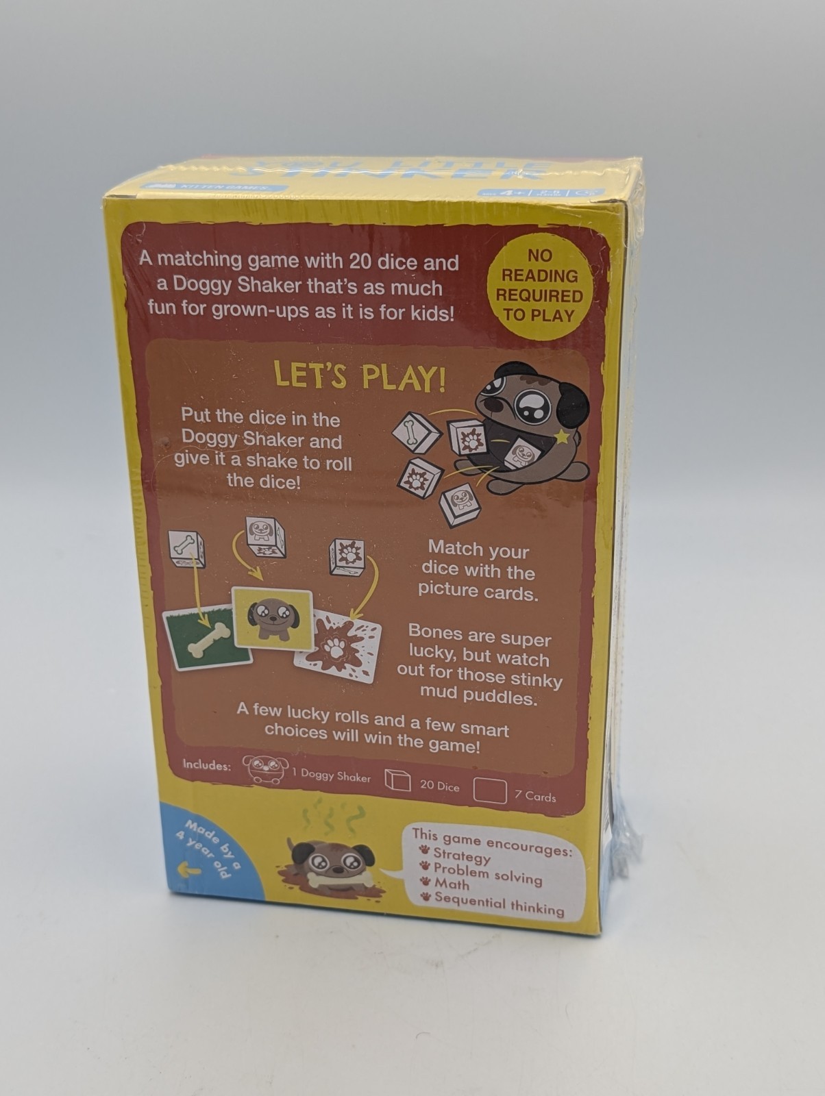You Little Stinker Game Kitten Games Dice Matching Game New Sealed Kids 4+