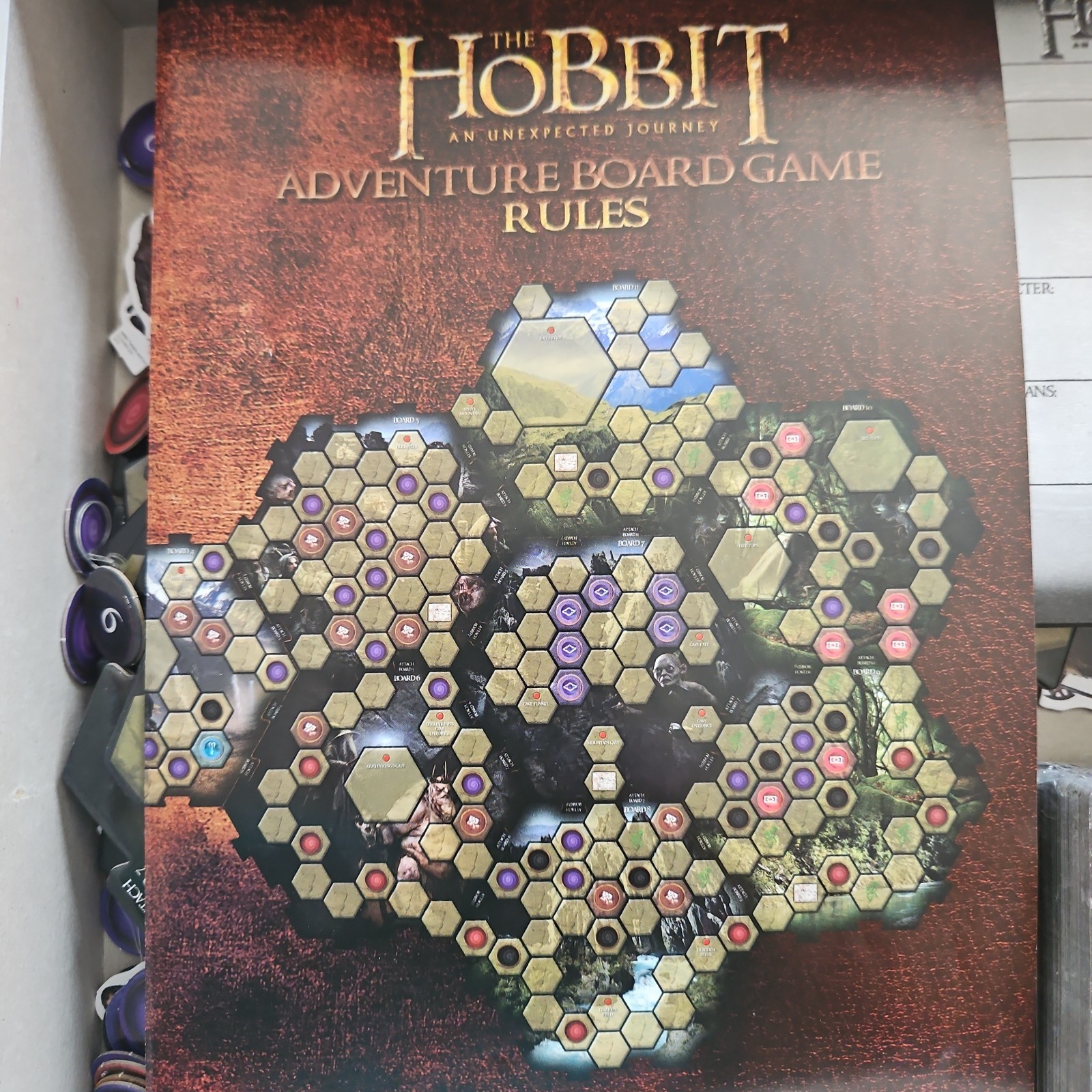 The Hobbit an Unexpected Journey Adventure Board Game Epic Quest 6213 Hobbit